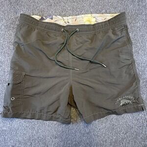 Tommy Bahama Swim Trunks Mens XL 38" Waist Relax Shorts Lined Nylon Casual Cargo